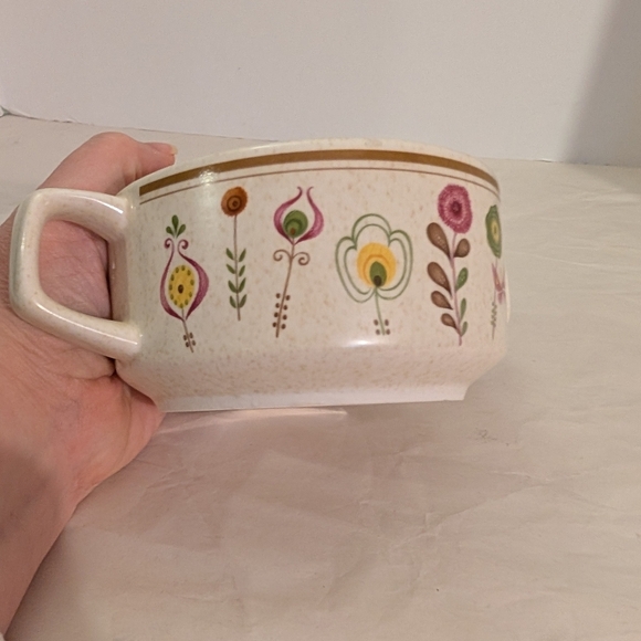 Vintage Temperware by Lenox Sprite Pattern Lidded Sugar Bowl - Picture 10 of 13